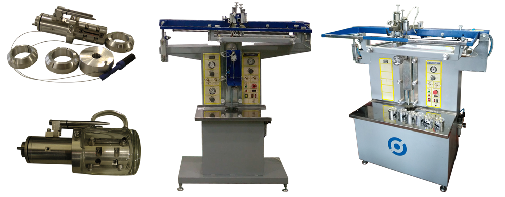 Круговая шелкография оборудование для печати на цилиндрических изделиях